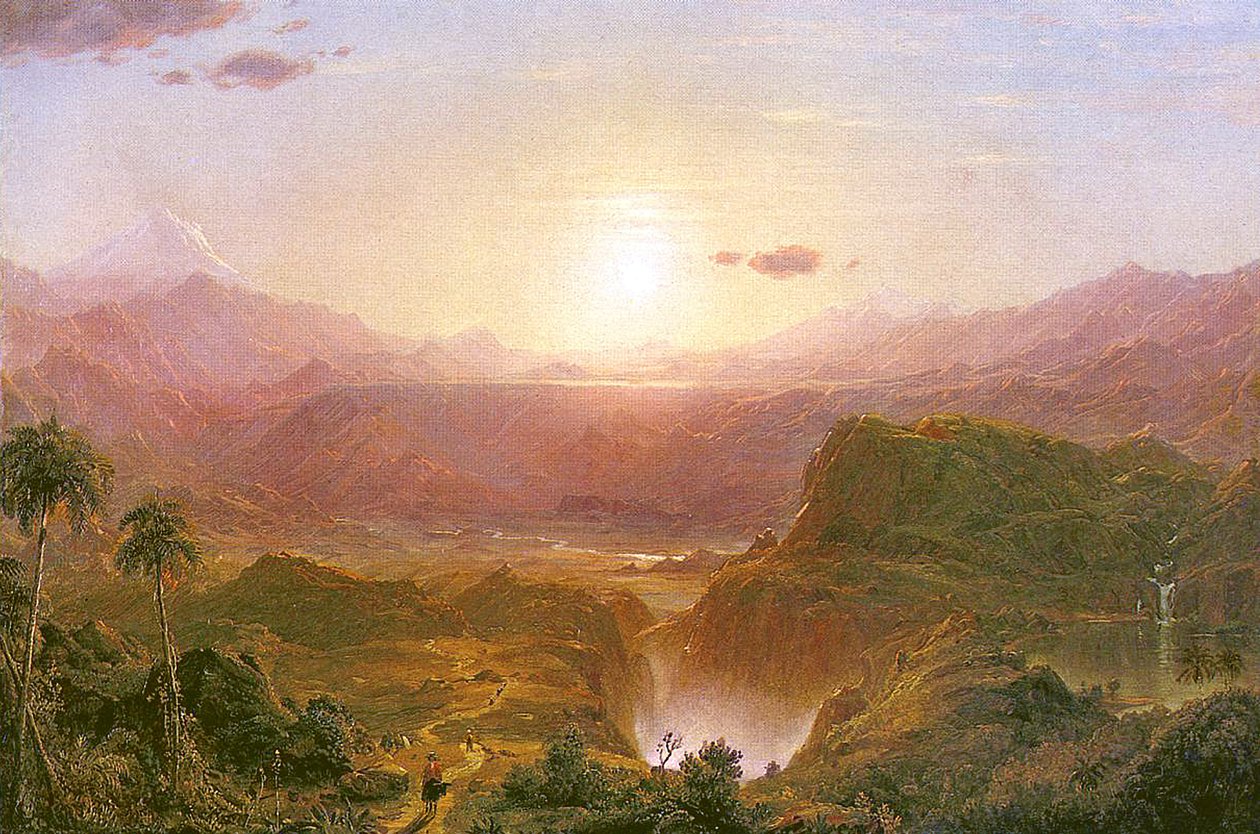 Anderna i Ecuador av Frederic Edwin Church