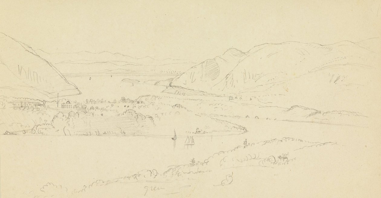 Vy över West Point från Castle Rock av Frederic Edwin Church