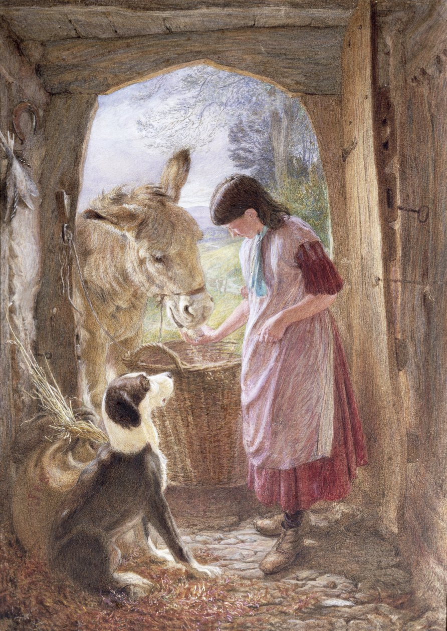 Matgropa (krita) av Frederic James Shields