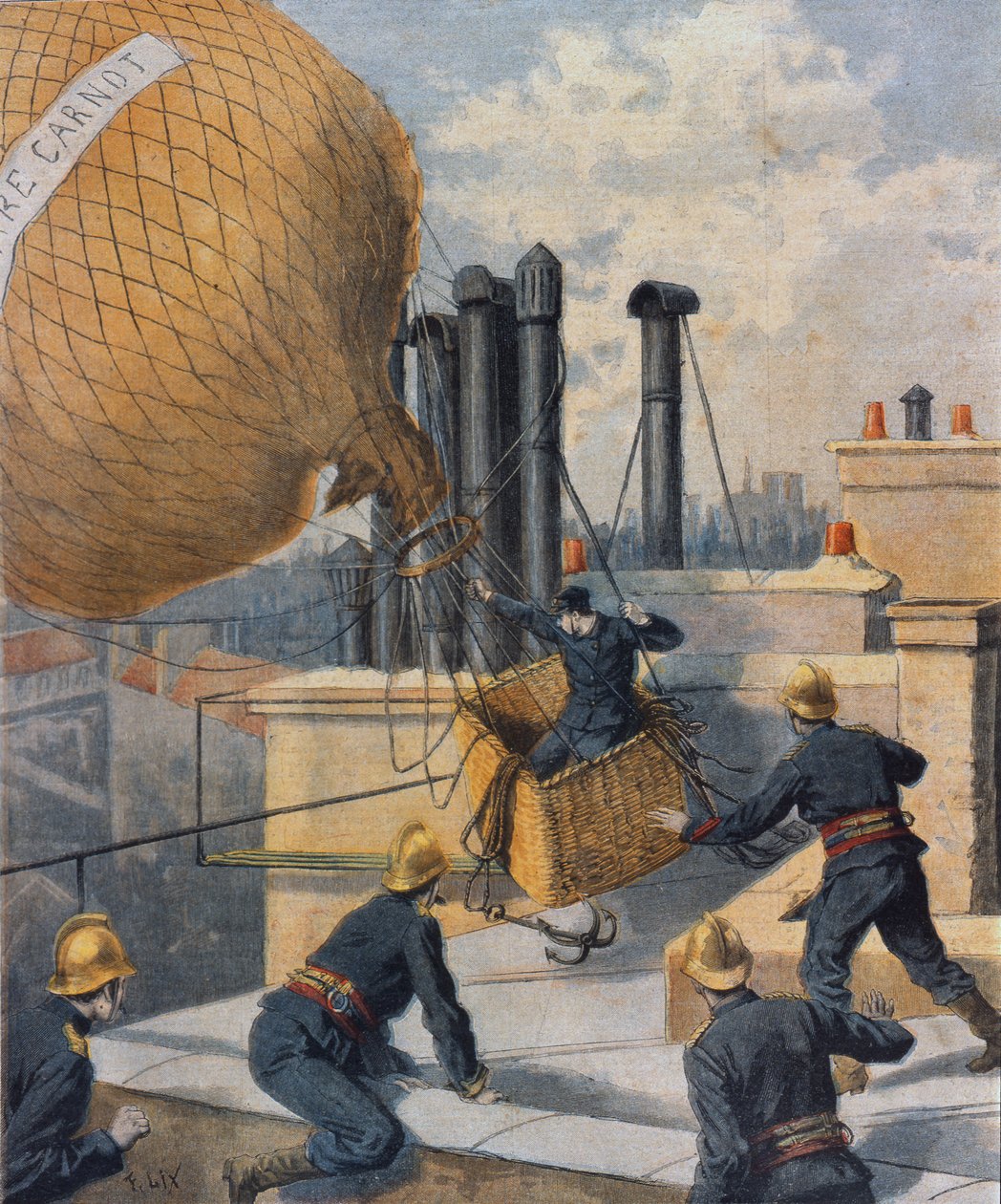 Brandmän, 1894 av Frederic Theodore Lix