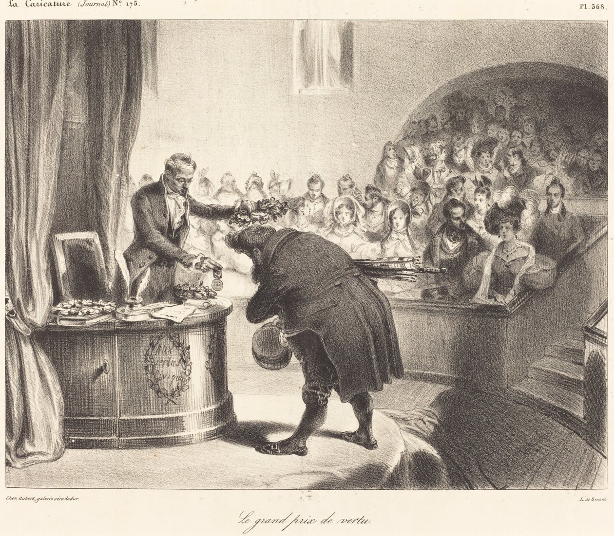 Dygdens stora pris av Frederic Bouchot