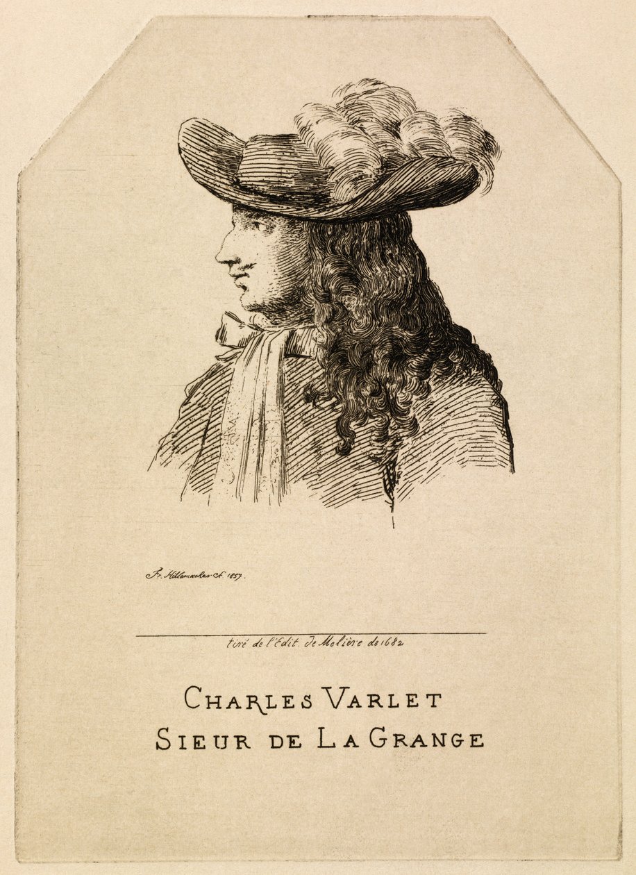 Porträtt av Charles Varlet av Frederic Desire Hillemacher