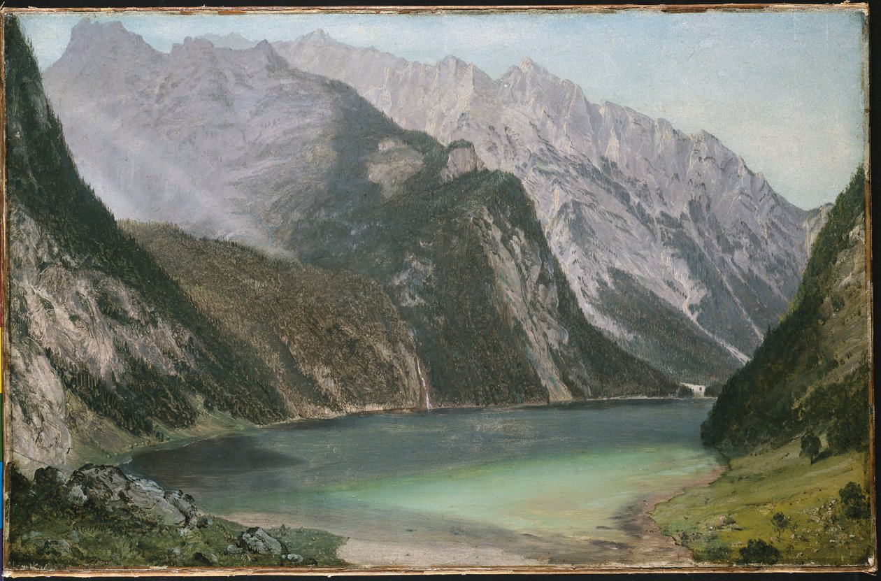 Alpin sjö av Frederic Edwin Church