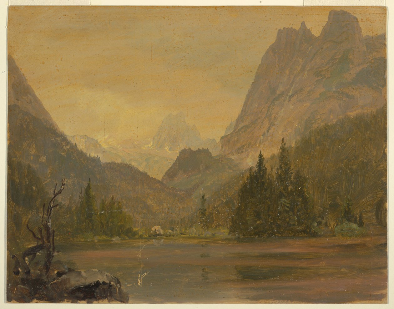 Alpinsjön, Bayern eller Schweiz av Frederic Edwin Church