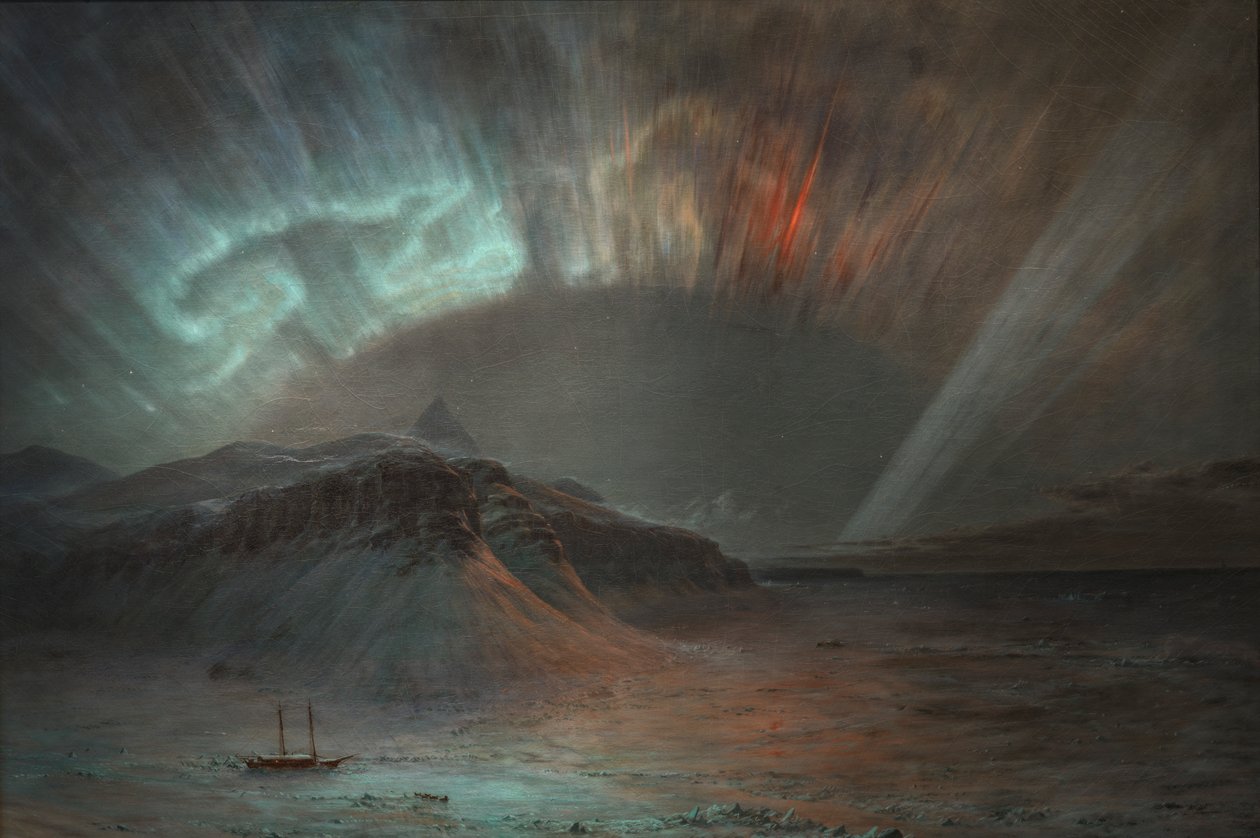 Aurora Borealis, 1865. av Frederic Edwin Church