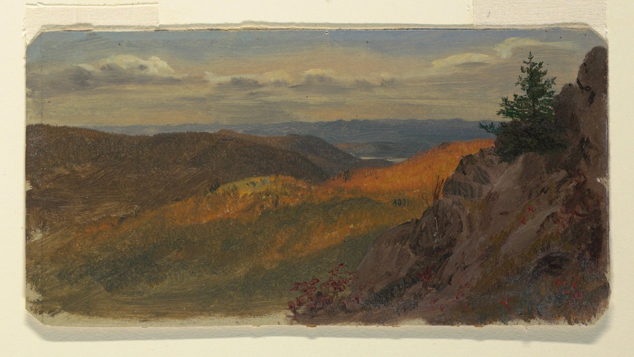 Höstlandskap i New England av Frederic Edwin Church
