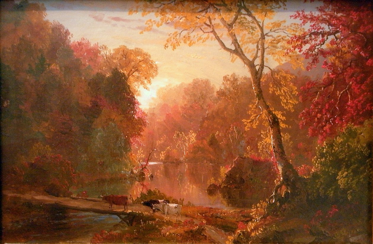 Hösten i Nordamerika av Frederic Edwin Church
