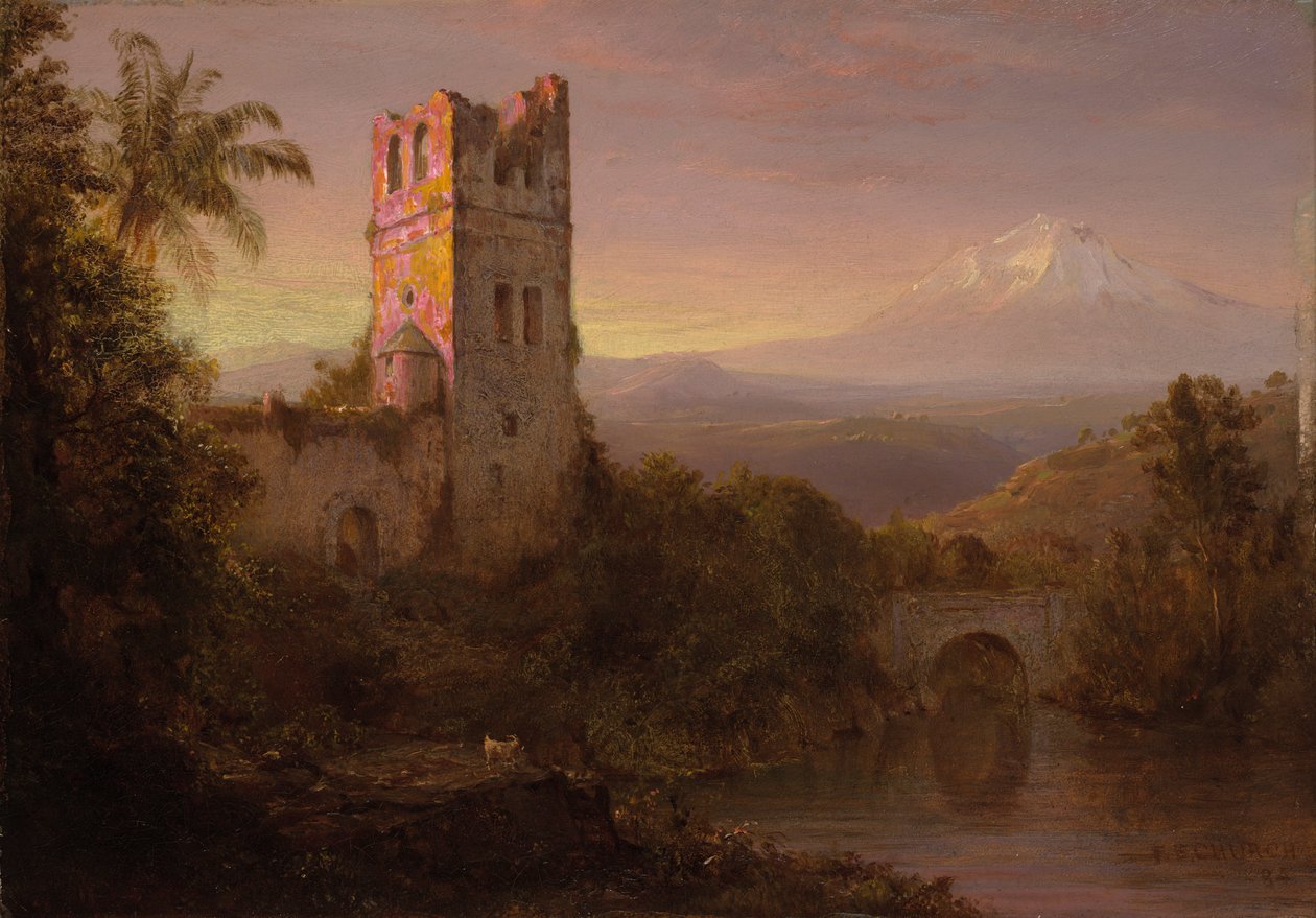 Vulkanen Chimborazo av Frederic Edwin Church