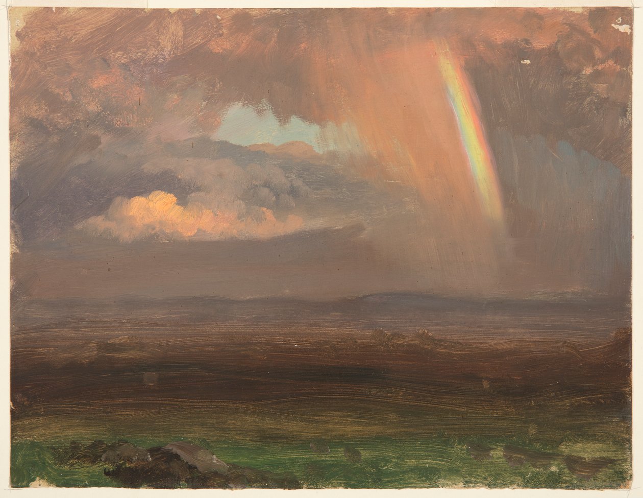 Moln och regnbåge, Jamaica av Frederic Edwin Church