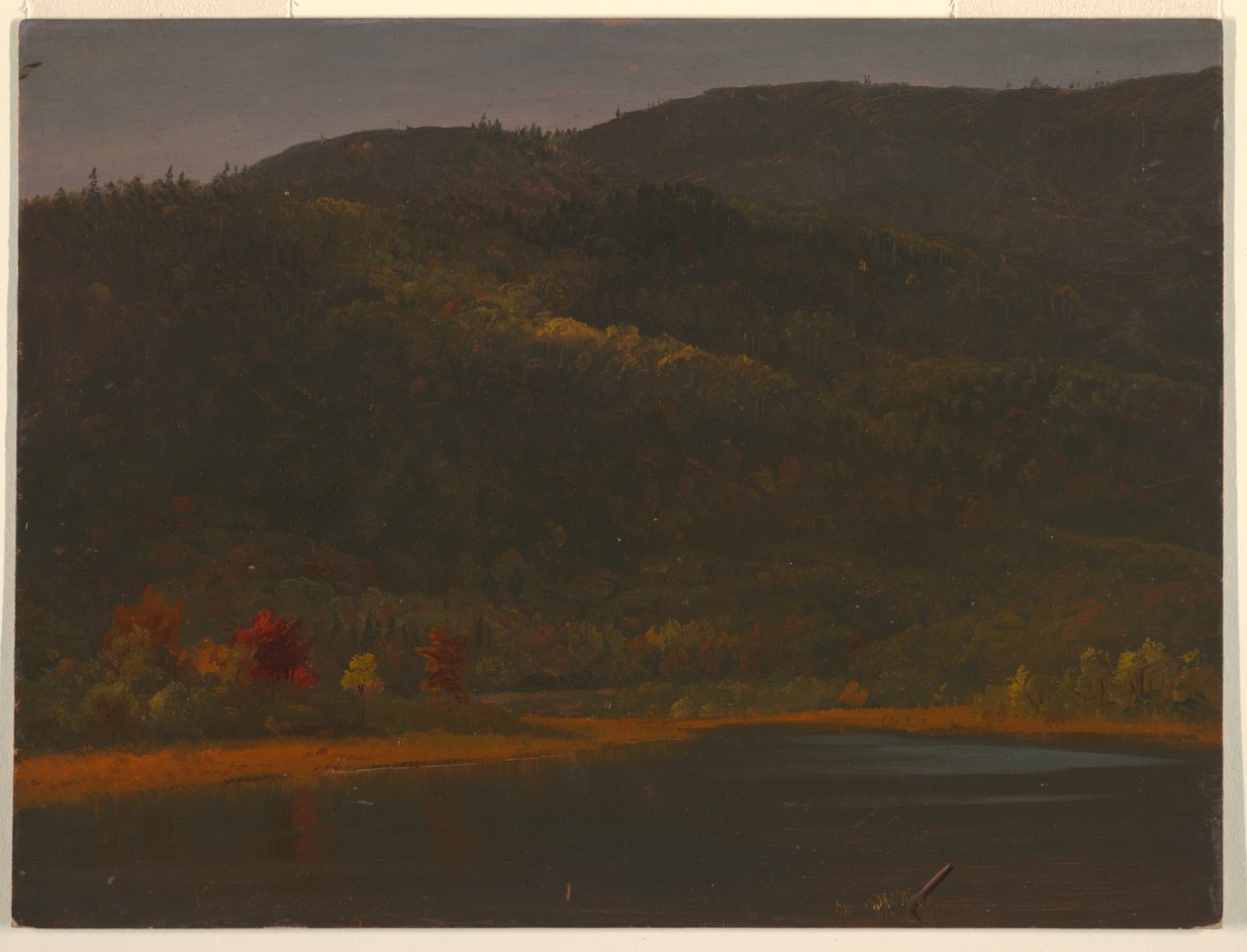 Teckning, Höstlandskap, 1860-70 av Frederic Edwin Church
