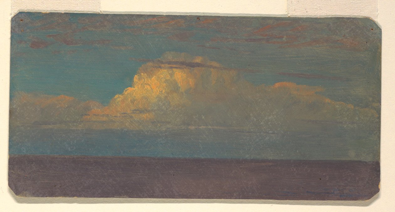 Teckning, Molnstudie, 1870-80 av Frederic Edwin Church