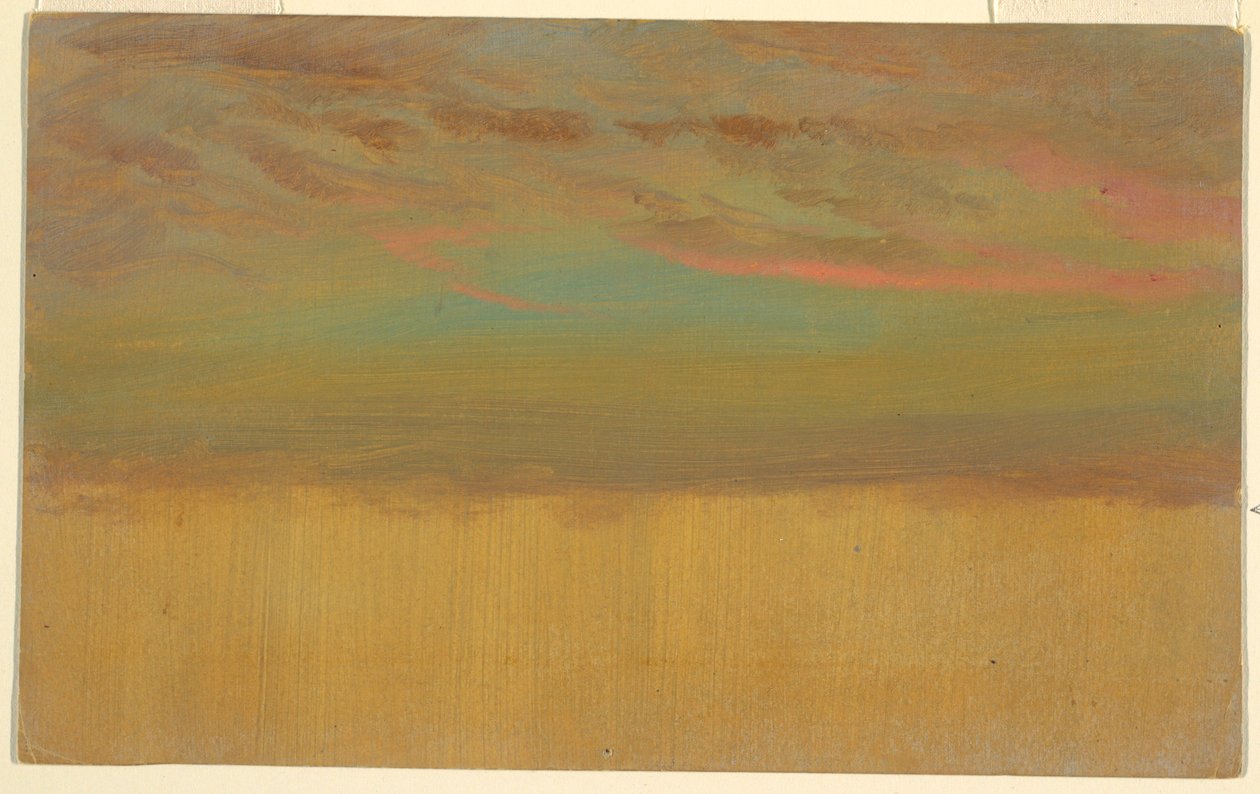 Teckning, Molnstudie, 1870-80 av Frederic Edwin Church