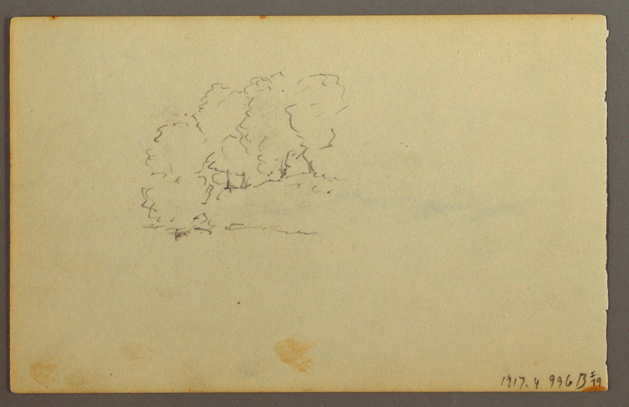 Teckning, Moln, 1844 av Frederic Edwin Church