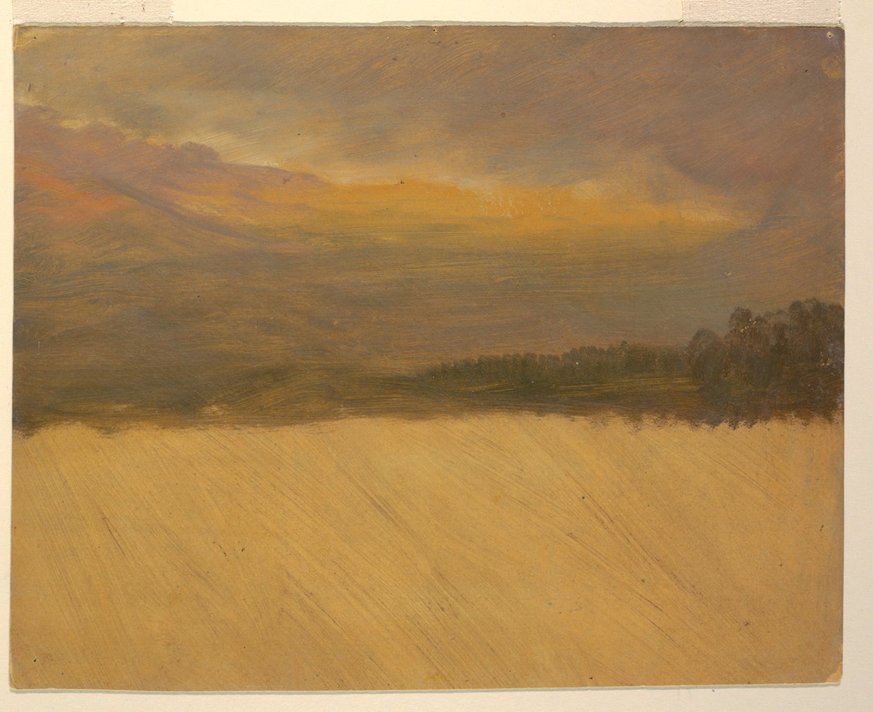Teckning, Bergslandskap, 1860-70 av Frederic Edwin Church