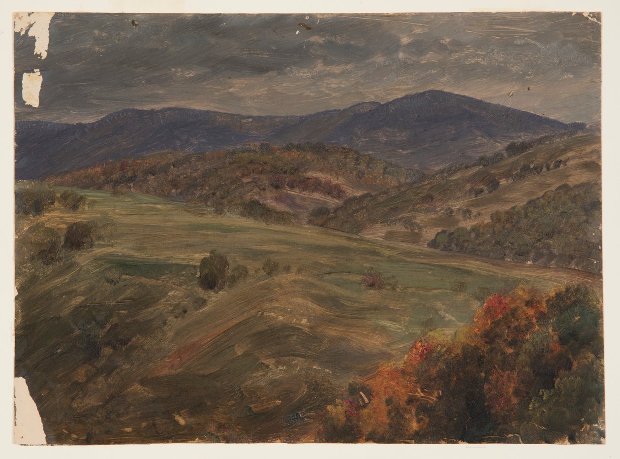 Kuperat landskap, tidig höst av Frederic Edwin Church