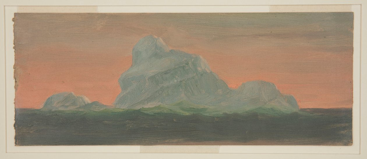 Isberg mot kvällshimlen av Frederic Edwin Church