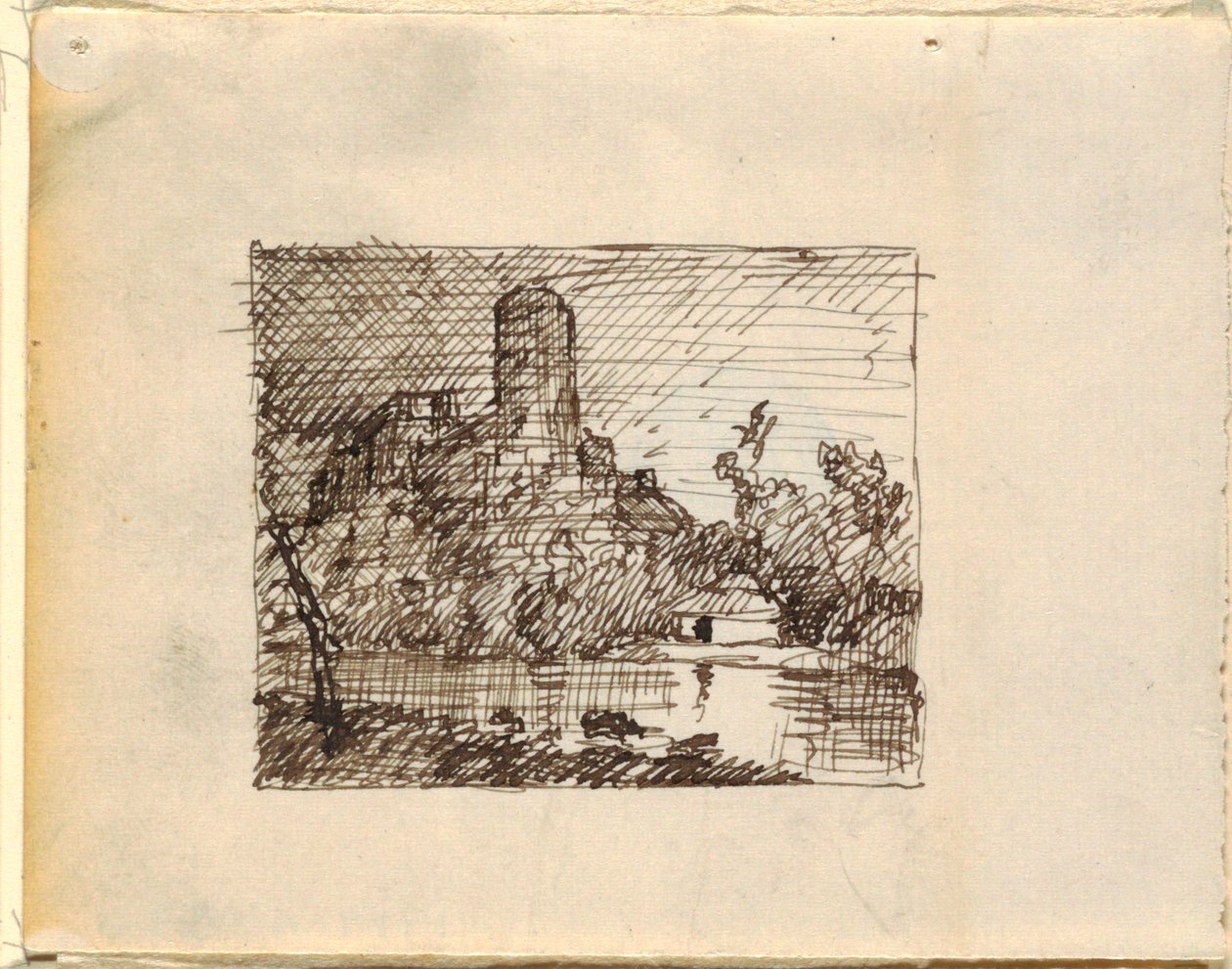Imaginary Landscape med av Frederic Edwin Church