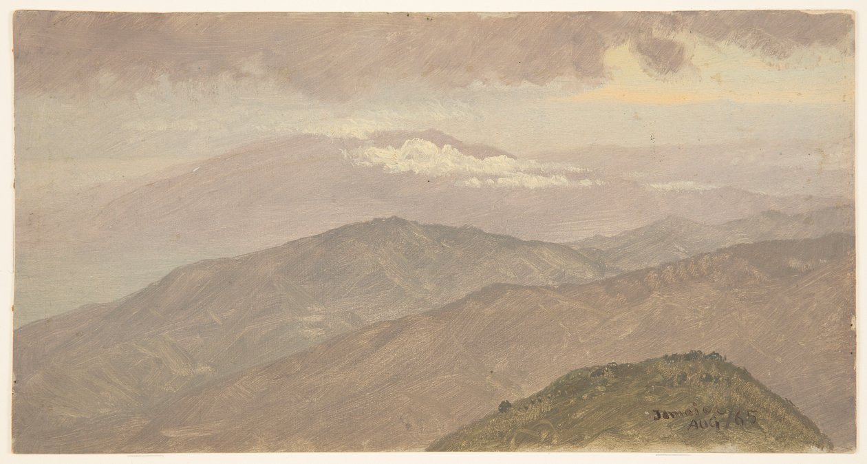 Landskap, Jamaica av Frederic Edwin Church