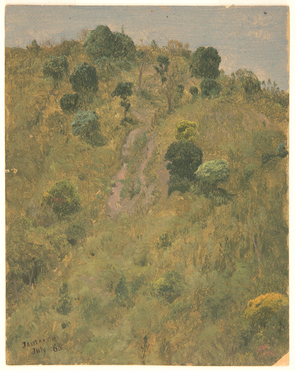 Landskap, Jamaica av Frederic Edwin Church