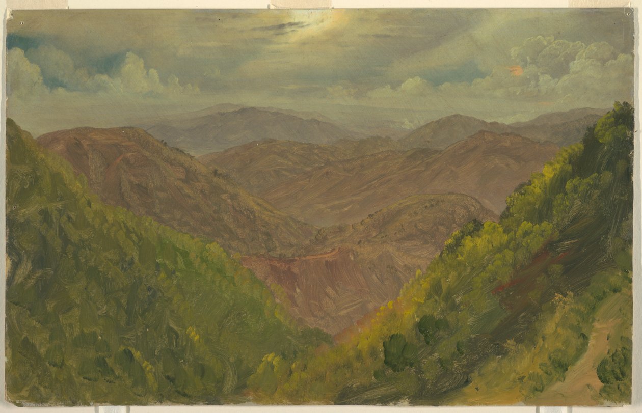 Landskap på Jamaica av Frederic Edwin Church