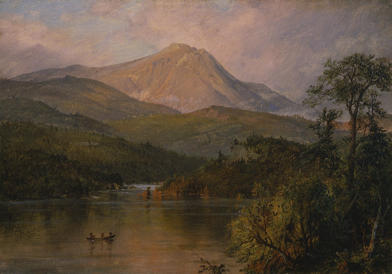 Mount Katahdin, ca 1856 av Frederic Edwin Church