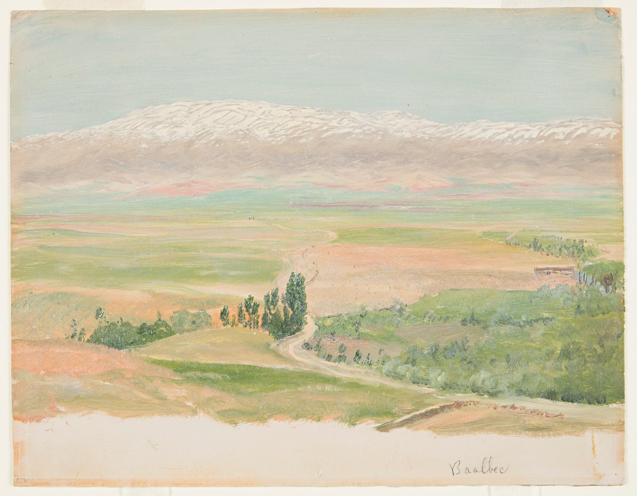 Berg nära Baalbec av Frederic Edwin Church