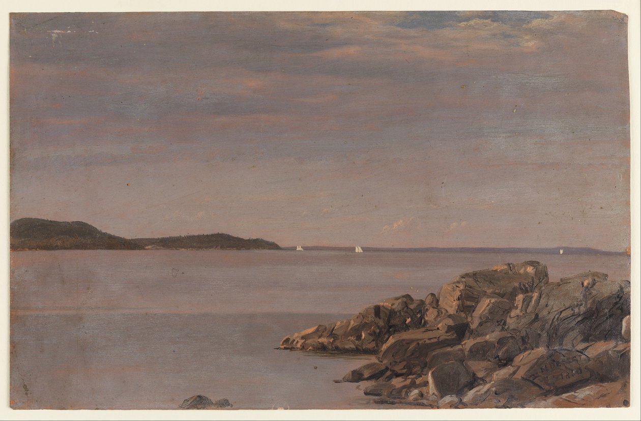 Mt. Desert Island, Maines kust av Frederic Edwin Church