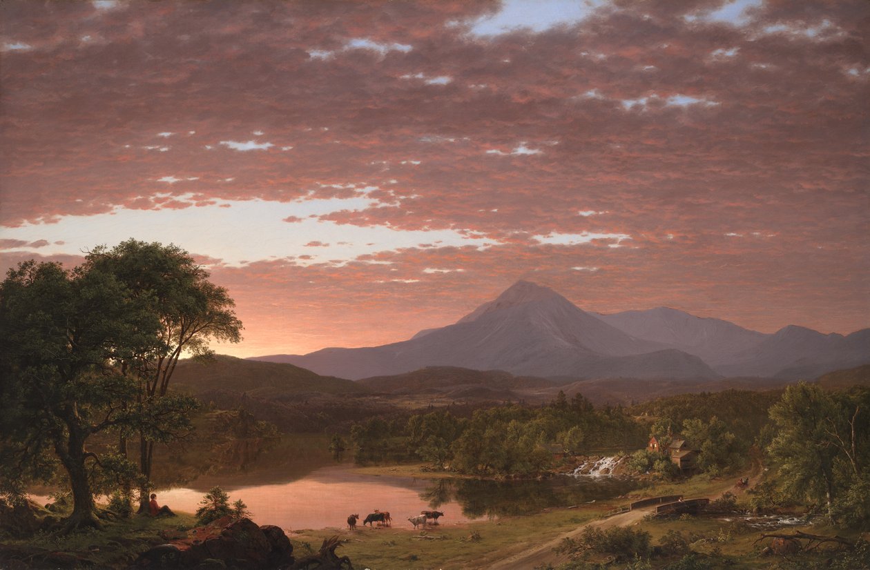 Berget Ktaadn, 1853 av Frederic Edwin Church