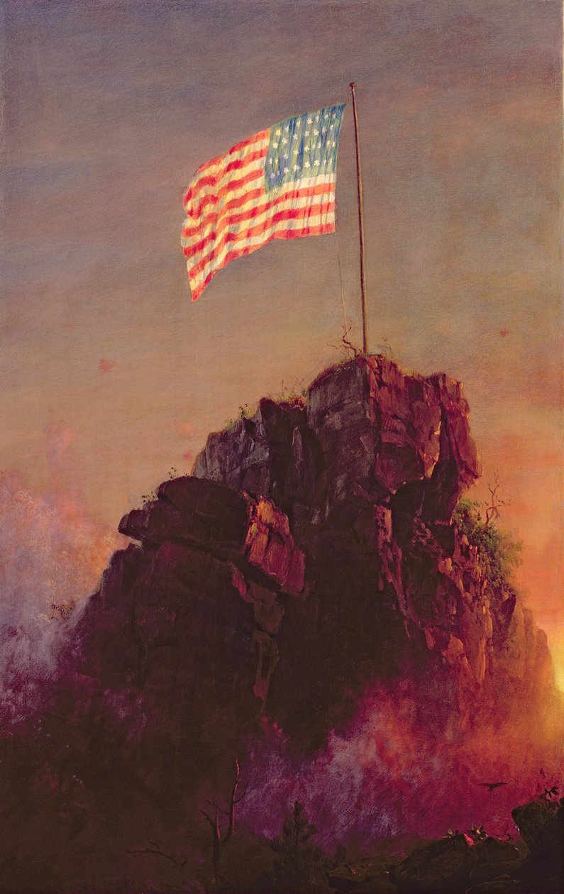 Vår flagga av Frederic Edwin Church