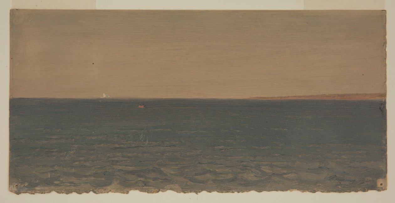 Havslandskap med isberg av Frederic Edwin Church