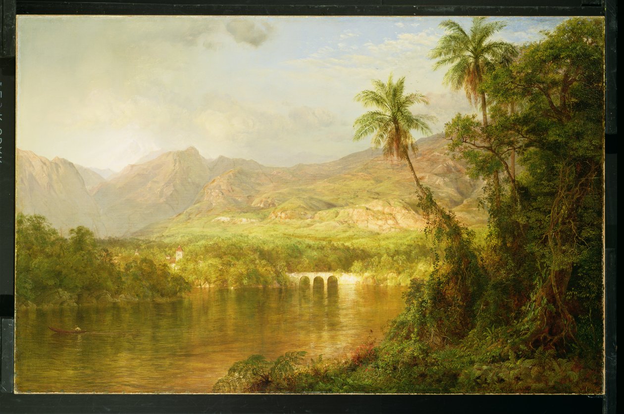 Sydamerikanskt landskap av Frederic Edwin Church