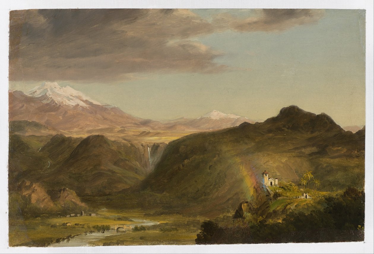Sydamerikanskt landskap av Frederic Edwin Church