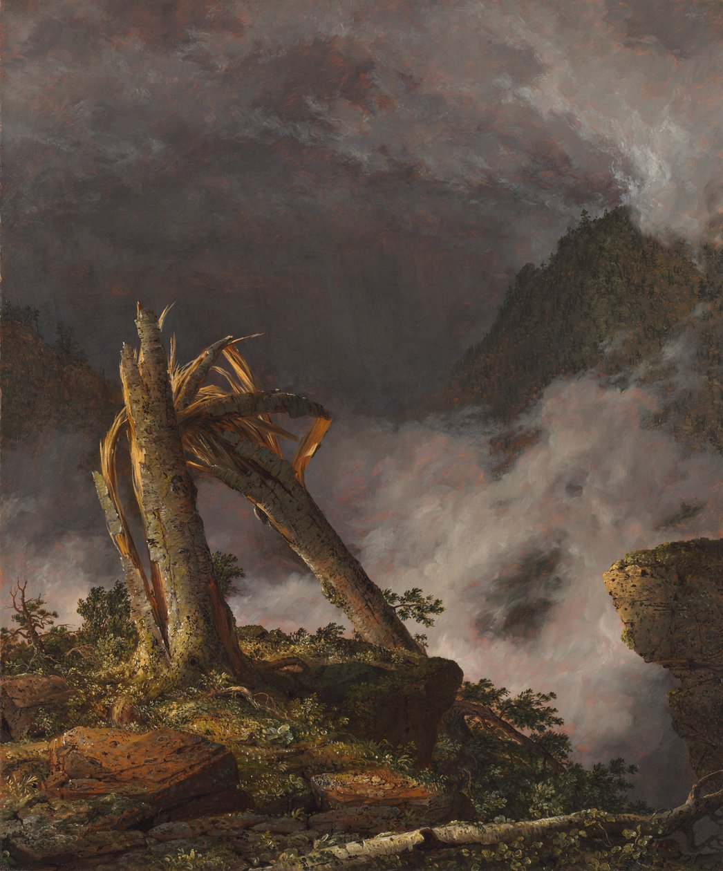 Storm i bergen av Frederic Edwin Church