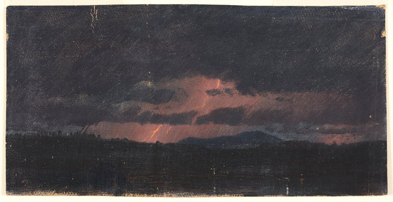 Storm över Hudson Valley, 1867. av Frederic Edwin Church