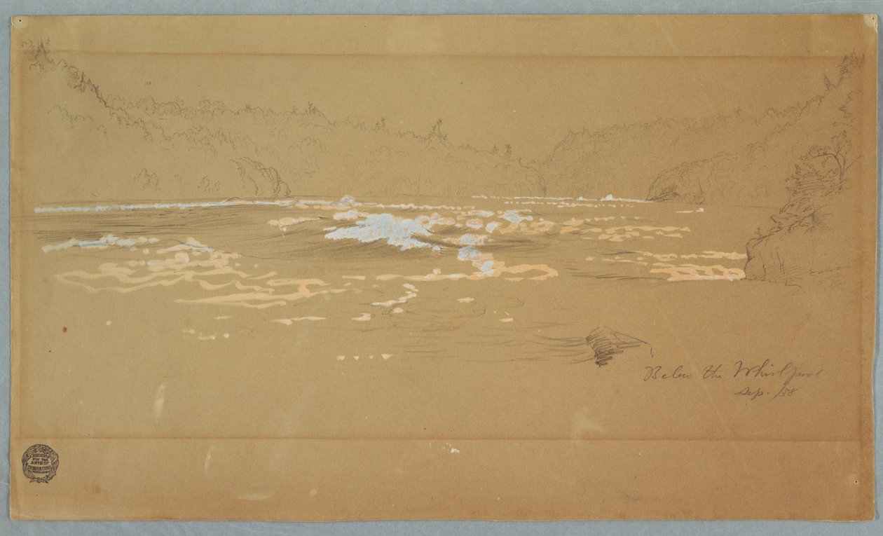 Floden "Below the Whirlpool" av Frederic Edwin Church