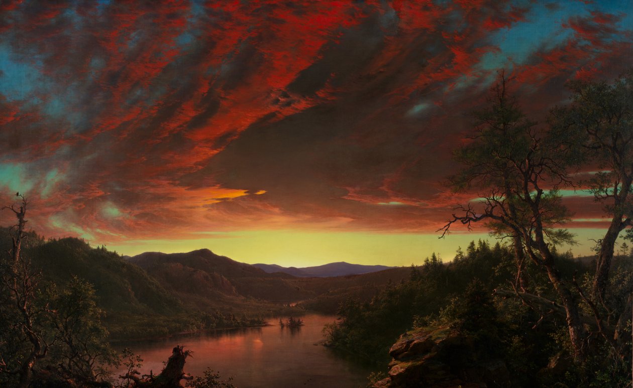 Twilight in the Wilderness, 1860 av Frederic Edwin Church