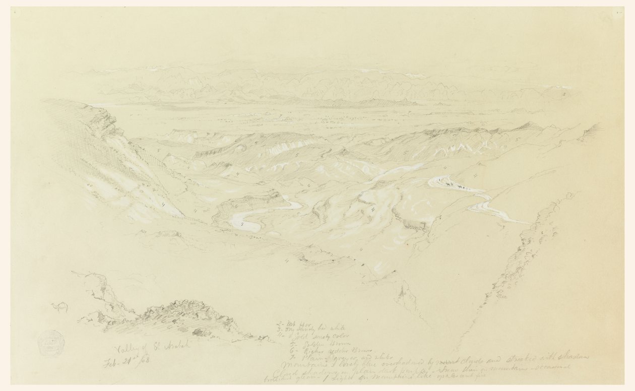 El Arabahs dal av Frederic Edwin Church