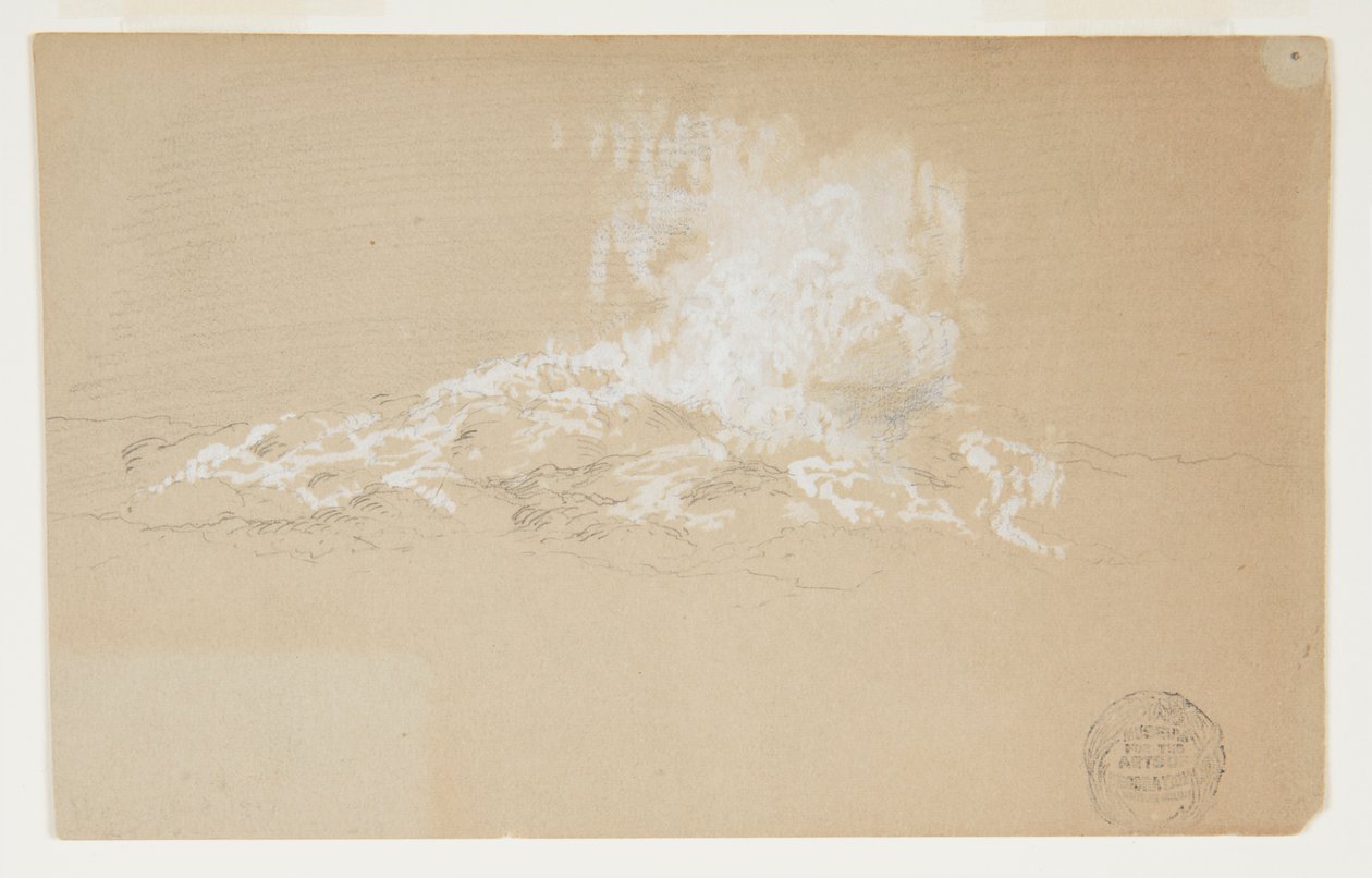 Vågor som bryter mot stenar av Frederic Edwin Church