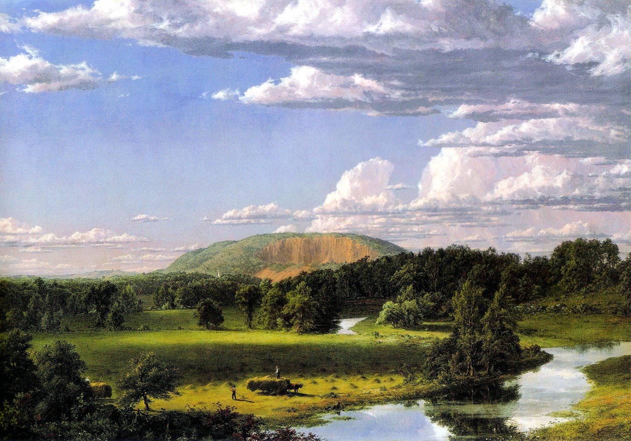 West Rock, New Haven av Frederic Edwin Church