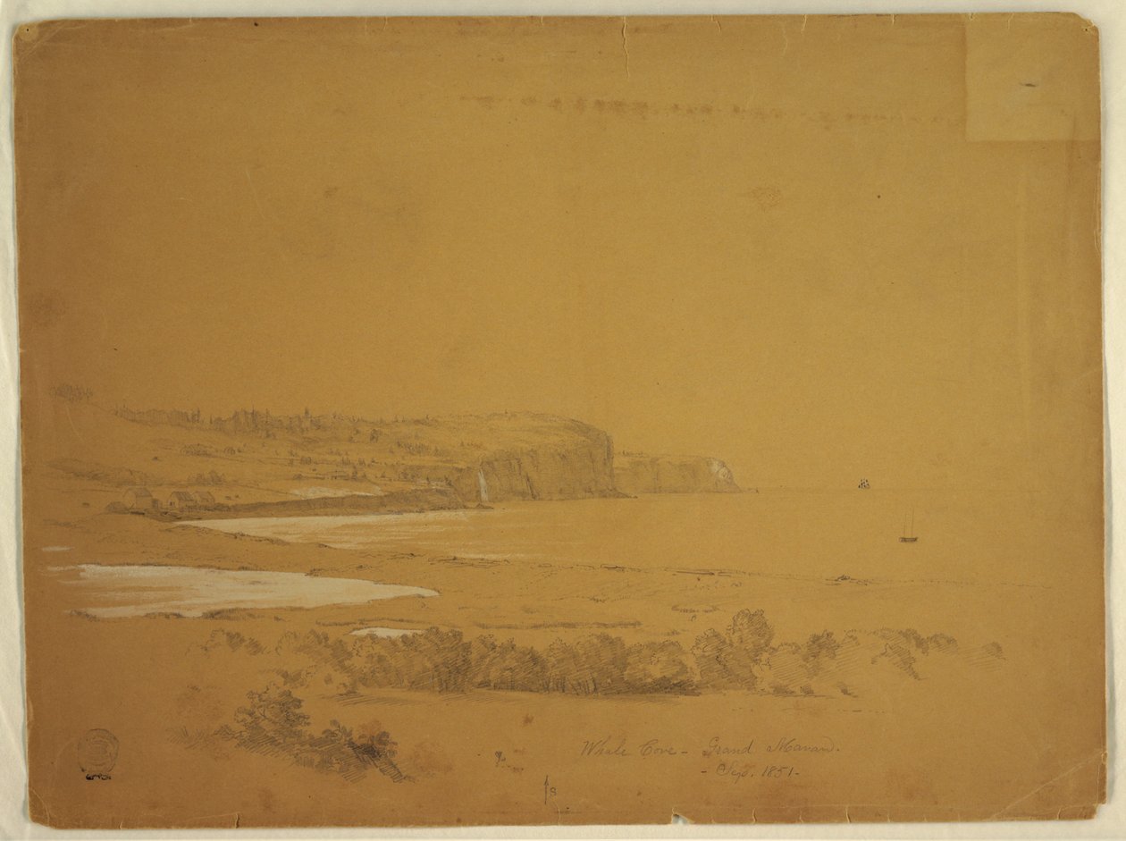 Whale Cove, Grand Manan Island, Kanada av Frederic Edwin Church