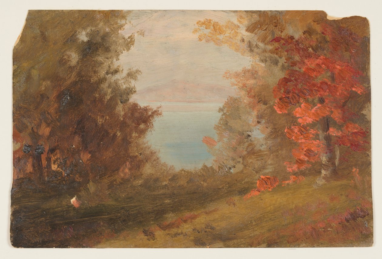 Skogsscen på hösten av Frederic Edwin Church