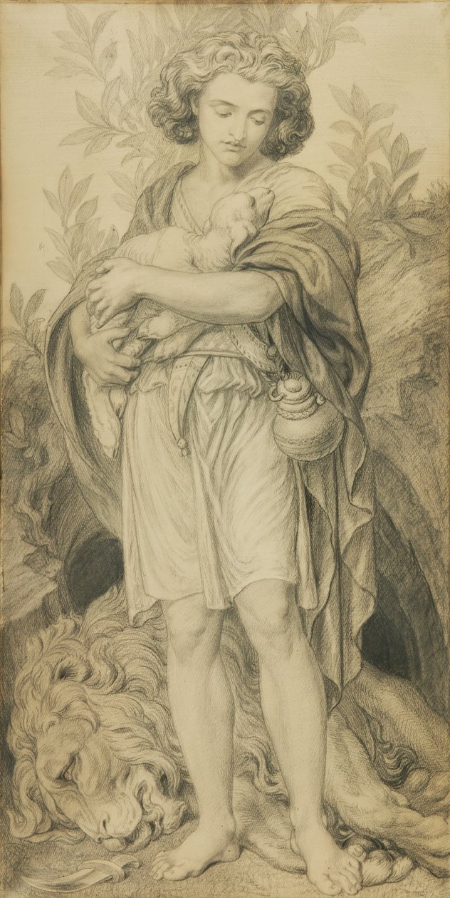 Systerlig hjälp (penna på papper) av Frederic James Shields