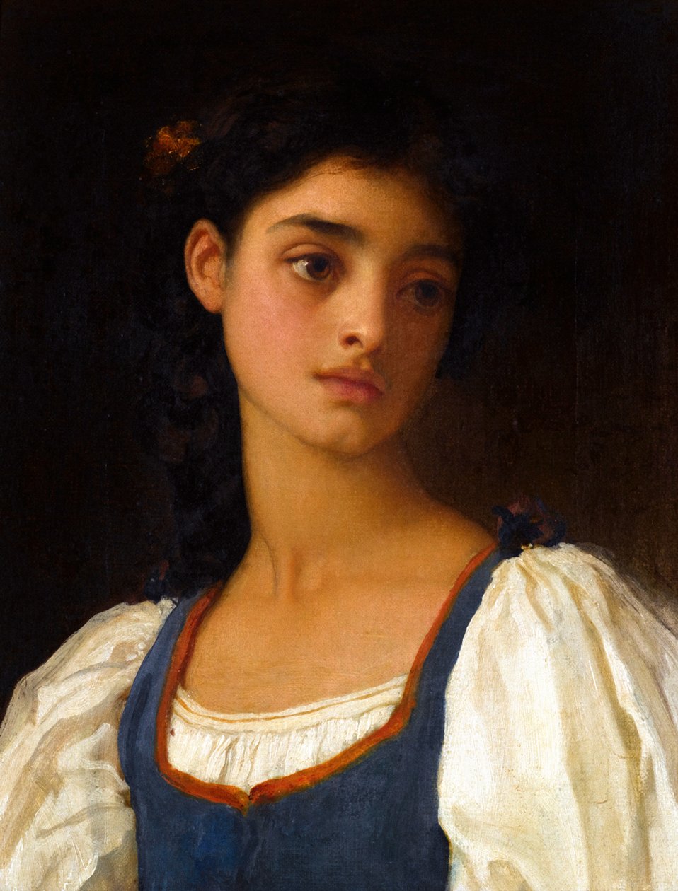 Frederic Leighton - Nicandra av Frederic Leighton