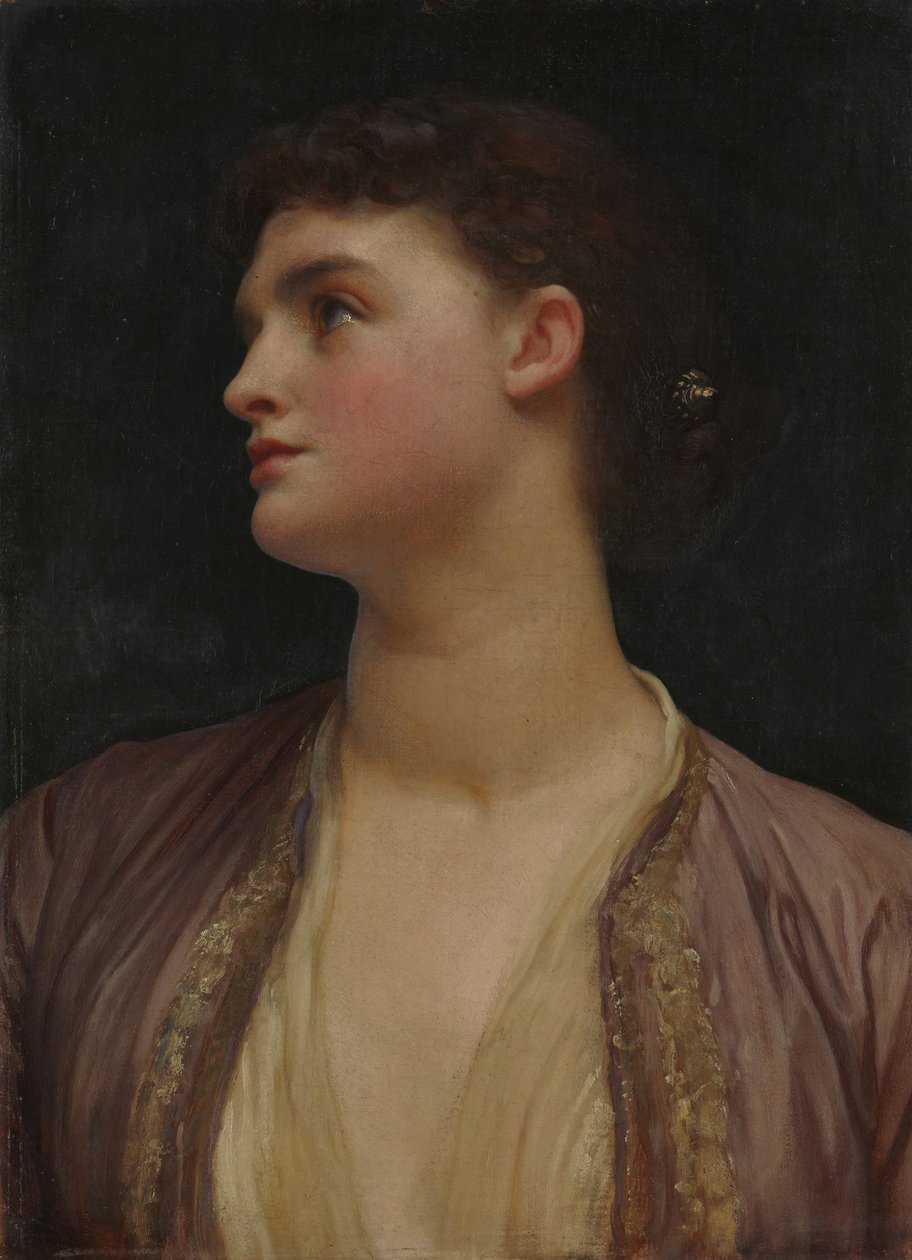 Lucia, möjligen sent 1870-tal. av Frederic Leighton