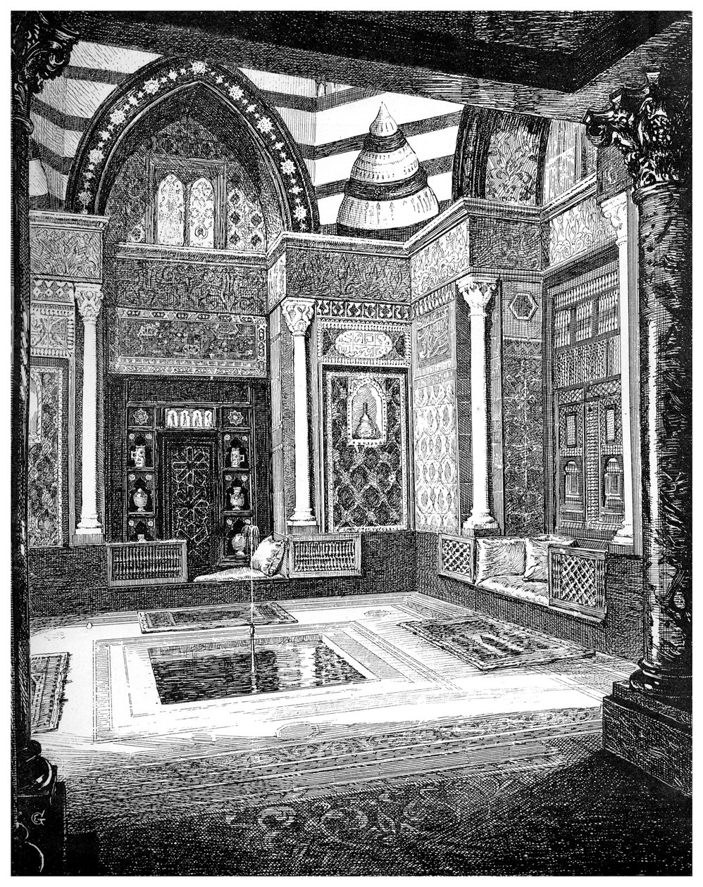 Arabhallen, c1880-1882 av Frederic Leighton