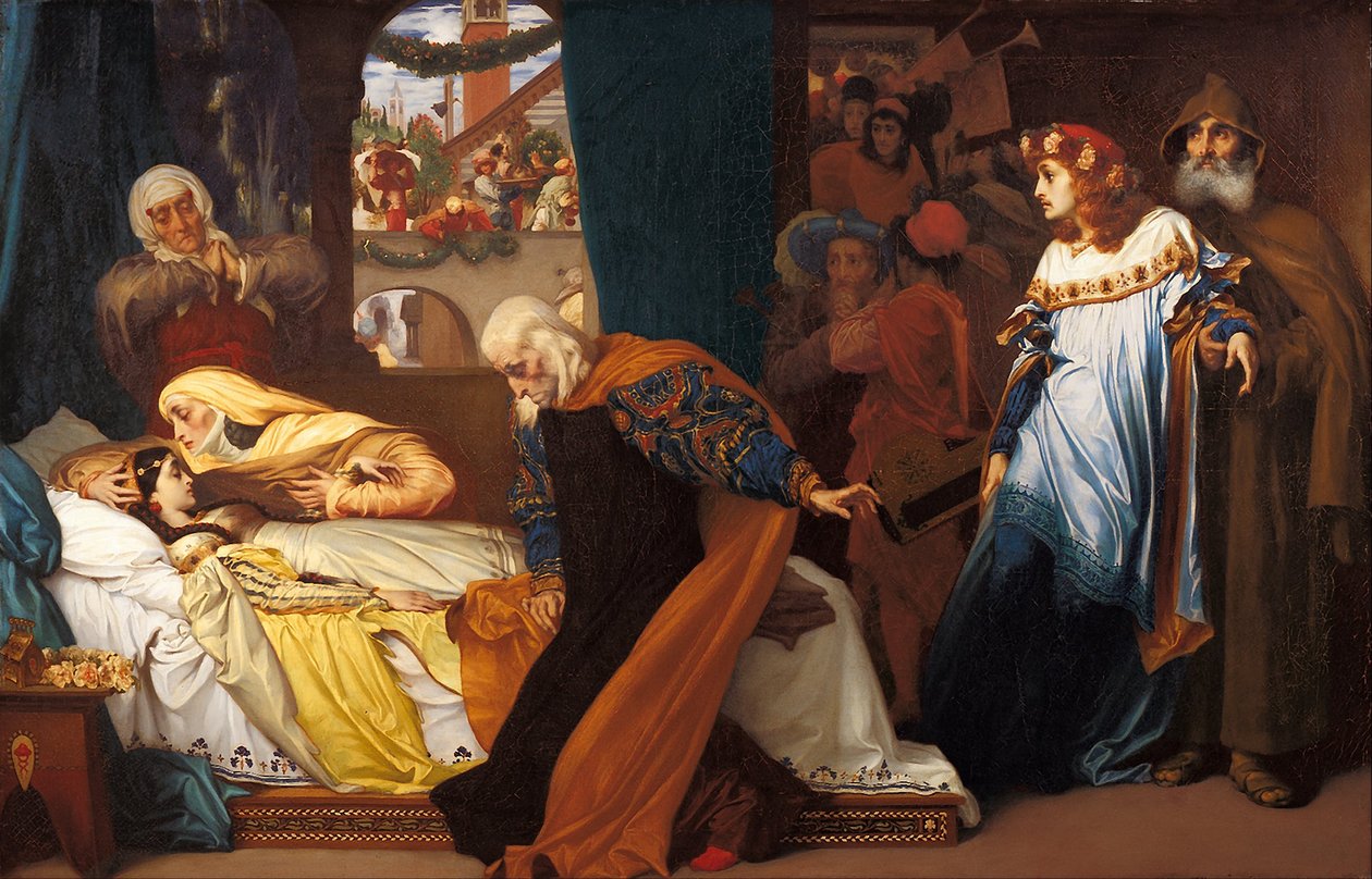 Julias fejkade död av Frederic Leighton