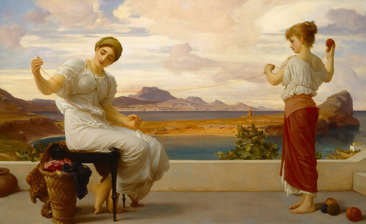 Slinga härvan, ca 1878 av Frederic Leighton