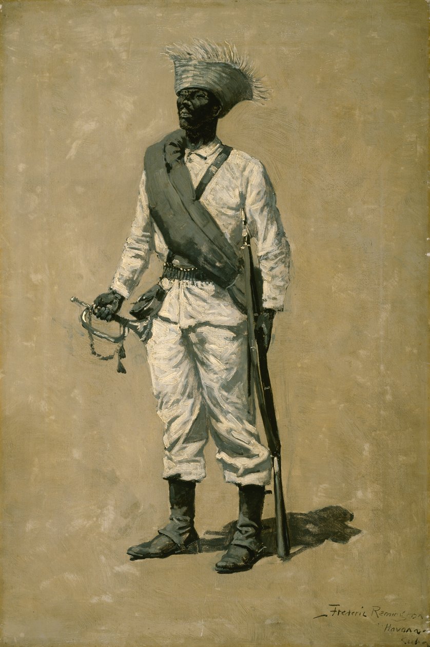 En av Gomez Men, 1899 av Frederic Remington