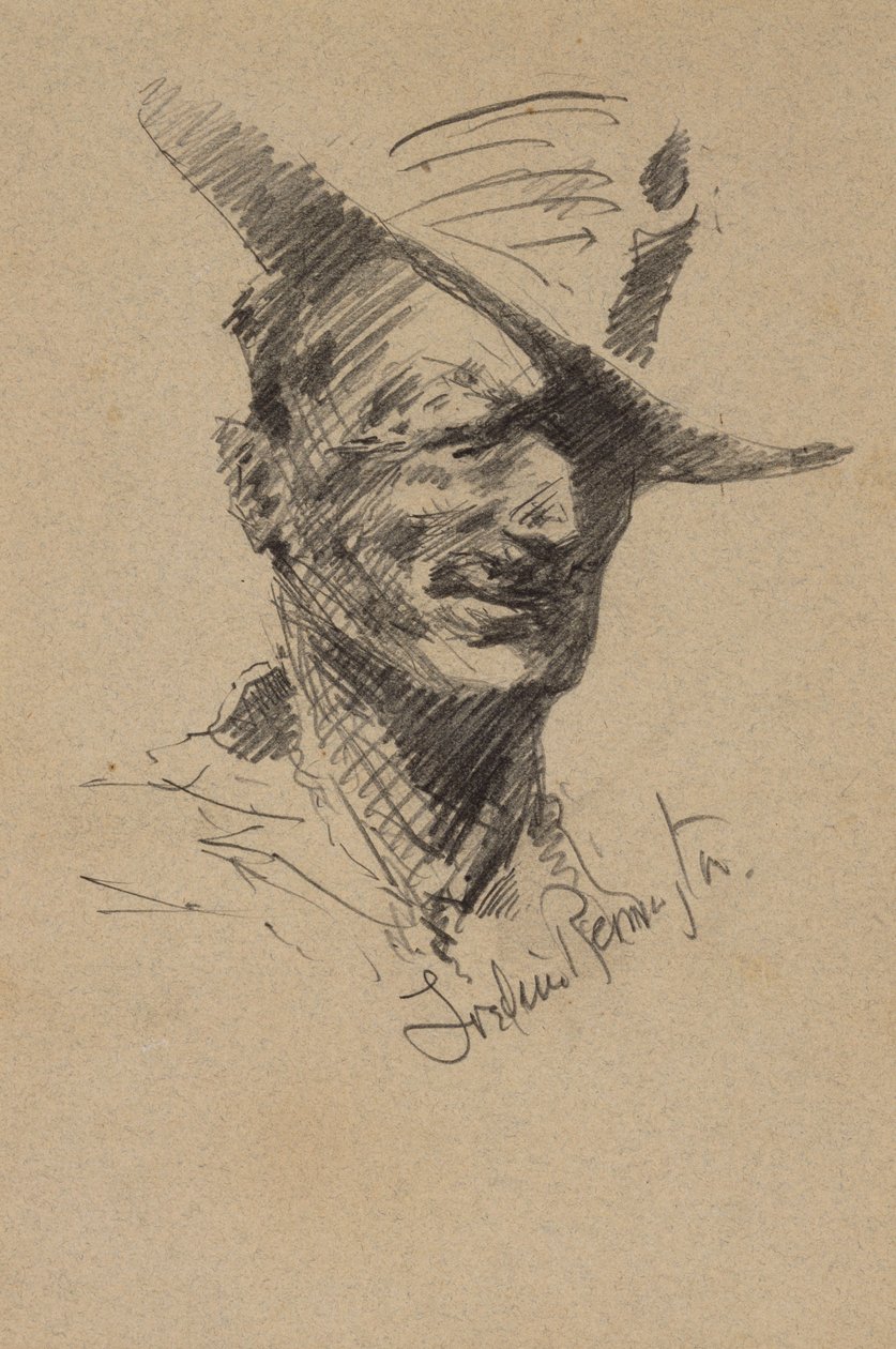 Självporträtt av Frederic Remington
