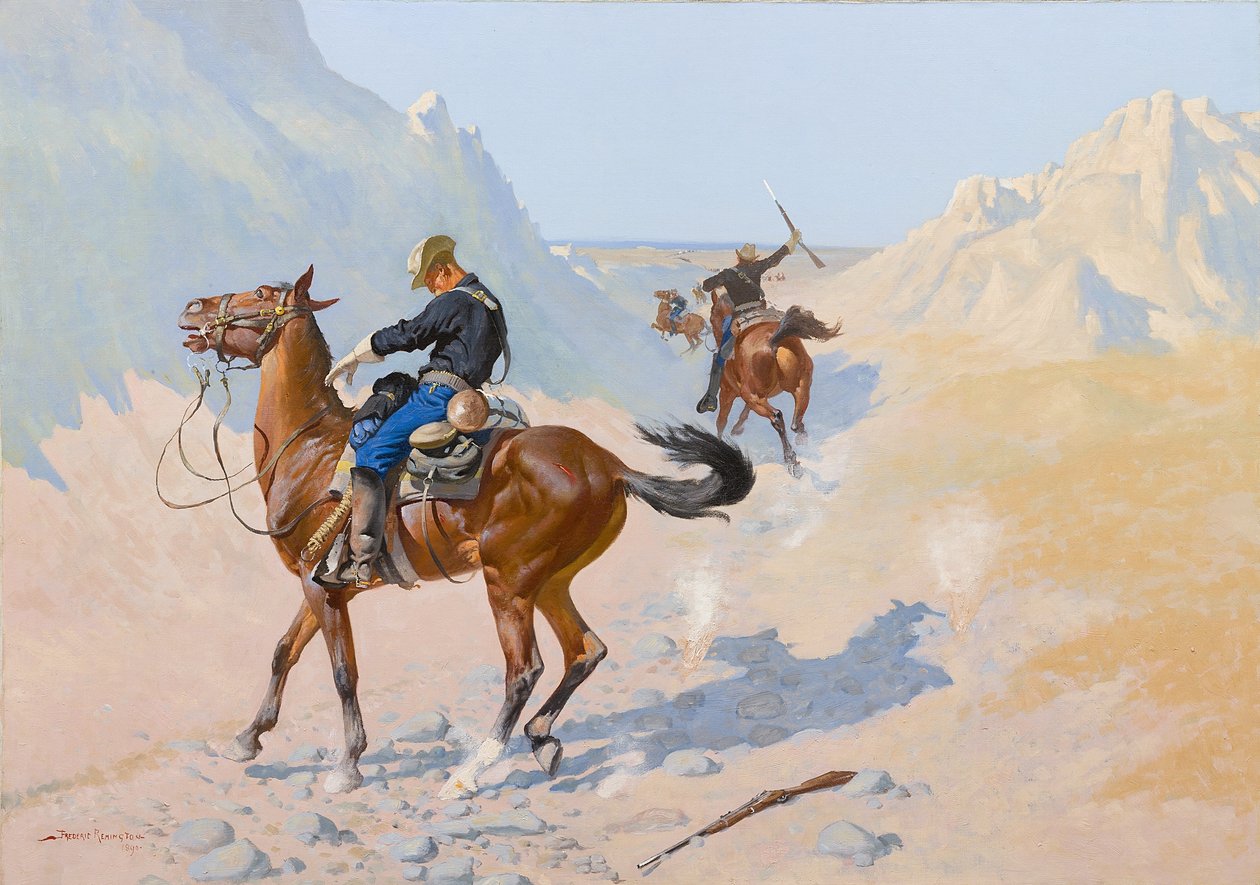 The Advance-Guard, eller The Military Sacrifice av Frederic Remington